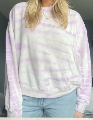 Victoria's Secret PINK tie dye sweatshirt thumbnail 1