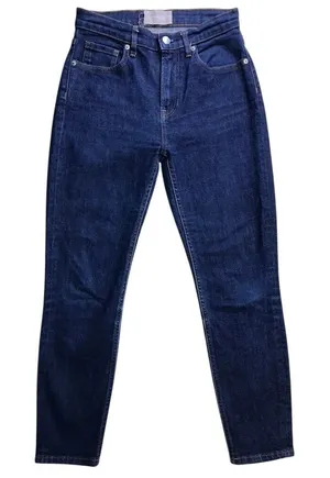 Everlane Skinny Jeans Womens 27 Blue High Rise Dark Wash Stretch Denim‎ thumbnail 1