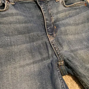 Free People Distressed Skinny Jeans Blue Frayed Fringe Hem Size 27‎ High Rise thumbnail 5