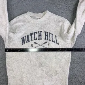 Austins Inc‎ Watch Hill RI Terry Cloth Sweatshirt Women Small Oversized Graphic thumbnail 5