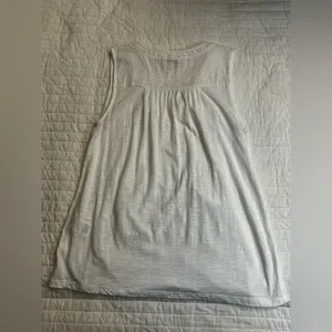 Lucky Brand White Sleeveless Casual Open Lace Panels crochet Top nwot thumbnail 2