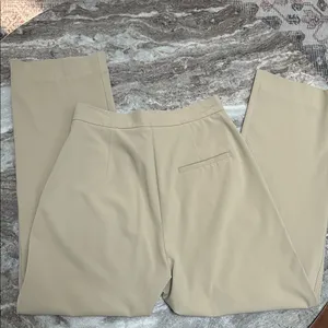 Djerf Avenue First Choice Pants in Greige High Waisted Trousers Pants Tan Sz S thumbnail 7