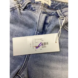 Risen Jeans Womens Cuffed HR Short Light Wash Denim RDS6155SZ Size S thumbnail 5