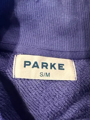 NIB Parke coastal Americana Varsity Mockneck size S/M relaxed fit thumbnail 9