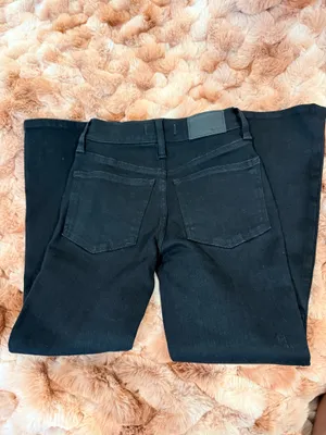 Madewell Women's Black Straight Leg Jeans thumbnail 7