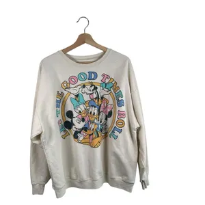 Disney Parks sweatshirt Sz XL "Let the Good Times Roll" Graphic Mickey thumbnail 6
