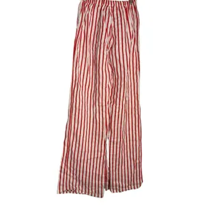 Aexae Revolve Red White Striped Linen Drawstring High Rise Wide Leg Pants Small thumbnail 6