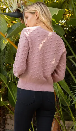 Hem & Thread Cardigan  Pink/purple thumbnail 2