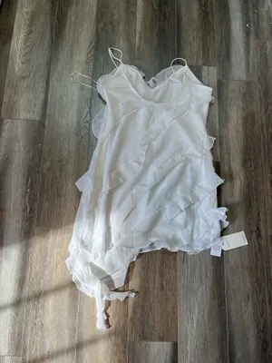 NWT Abercrombie & Fitch All-Over Ruffle Mini Dress thumbnail 9