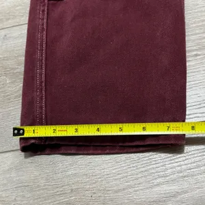 Empyre‎ Loose Fit Skate Pants Burgundy Double Knee Workwear Jeans Womens 28 y2k thumbnail 5