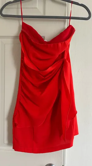 Red superdown Mini Dress Revolve thumbnail 1