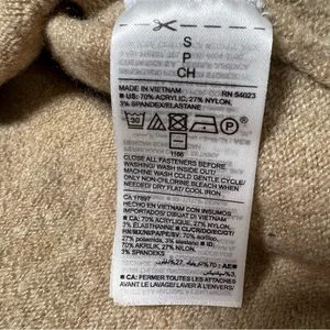Old Navy Tan Knit Button Front Cardigan thumbnail 6