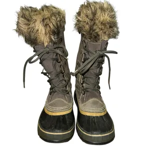 Sorel Joan of Arctic Waterproof Winter Boots Quarry‎ & Black Size 6 thumbnail 2