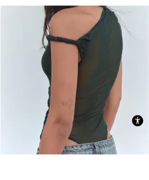 ZARA Green Top thumbnail 4