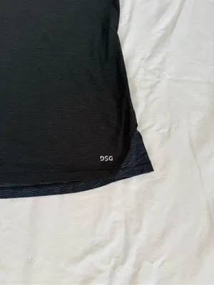 DSG XL Black Racerback Workout Tank‎ Top Athletic Moisture Wicking thumbnail 3