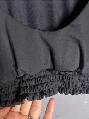 Free People FP Movement Part of Me Black crop top in Size Medium. thumbnail 5