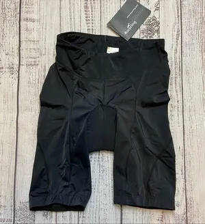 4 U Cycling Padded 9” Black Shorts. Size XSmall. NWT thumbnail 1