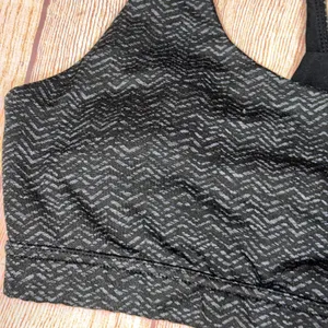 Dip Black Patterned Sports Bra thumbnail 3