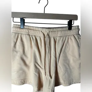 Aeropostale‎ Lounge Shorts Women’s Size S Beige Drawstring Waist thumbnail 4