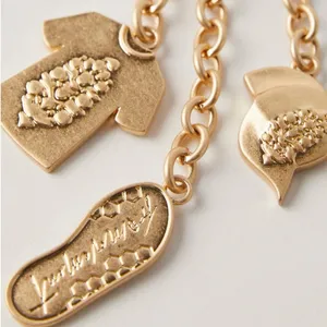 Free People Triple Charm Keyring - 1017 thumbnail 2