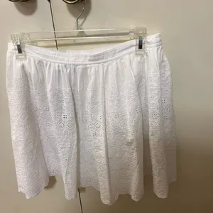 NWT POLO RALPH LAUREN Women’s Eyelet Cotton Mini Skirt White 8 thumbnail 5