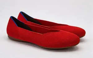 Rothys The Driver Red Knit Driving Moccasin Loafers Flats Womens 9 thumbnail 1
