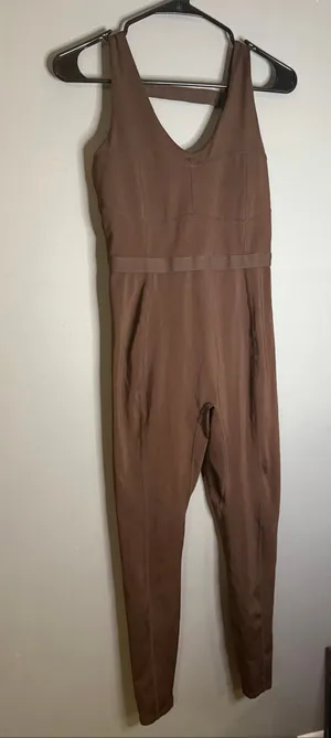 Fabletics Brown Motion 365 Jumpsuit Size Small thumbnail 2