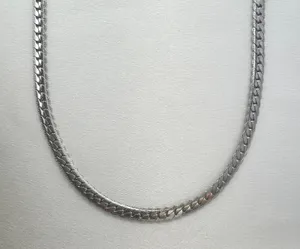Snake Chain Link Chain Necklace for Men Women Streetwear Unisex Style thumbnail 2