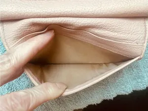 Miu Miu Madras Fiocco Trifold Wallet Blush Pink Leather Bow COA Authentic -EUC thumbnail 9