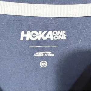 Hoka One One Size XS Blue Time to Fly Marken Tshirt Short Sleeve thumbnail 3