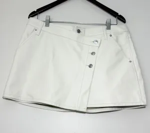 Free People We the Free Wynne Faux Leather Skirt Size 31 thumbnail 1