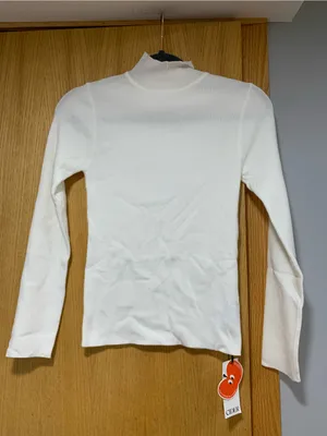 Cider White Mockneck Sweater - Size XS thumbnail 2