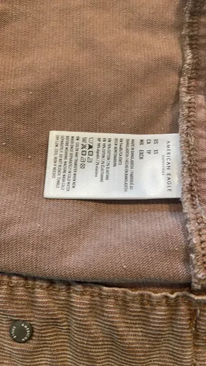 American Eagle Tan Corduroy Jacket XS thumbnail 8