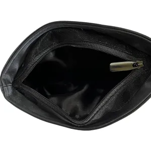 Yves Saint Laurent YSL Opium Black Zip Pouch Cosmetic Bag Clutch Purse thumbnail 3