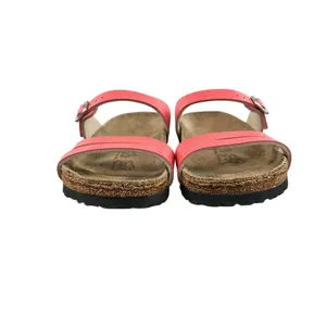 Birkenstock BIRKI'S Leather Strapy Sandal L6/M4 Coral Everyday Resort Coastal Made In German thumbnail 5
