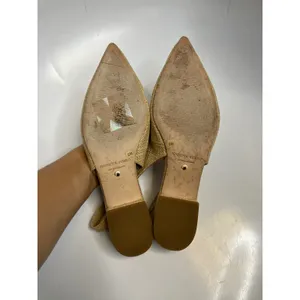 Jennifer Sumko Antonio Melani Slingback Flats Womens 6M Tan Excellent Shell thumbnail 6