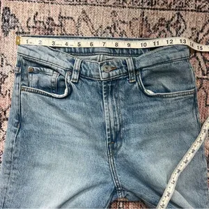 7 For All Mankind Logan Frost Stovepipe Jean with Fold Up Hem Size 26 thumbnail 9