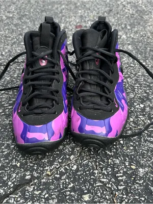 Nike Little Posite Pro 'Hyper Violet' Size 4y Women’s Size 5.5 thumbnail 3