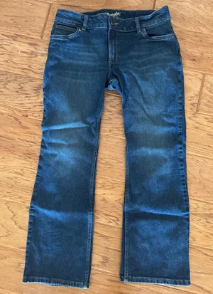 Wrangler Mae Boot Cut Jeans Women’s 32x30 Denim Mid Rise Medium Wash Western thumbnail 1