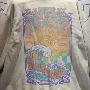 Billabong Sweatshirt Size Medium Cream Natural Mystic Graphic‎ Pullover thumbnail 2