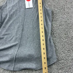 VIM MIA Serenity Racer Tank Top Sleeveless Shirt Yoga Gray Size Med Active‎ NWT thumbnail 3