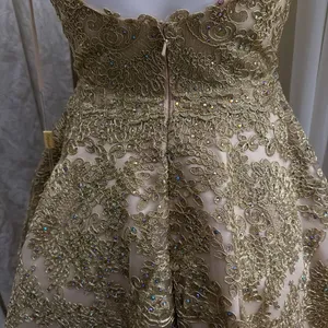 Aspeed Gold Lace Prom Festive Dress thumbnail 5