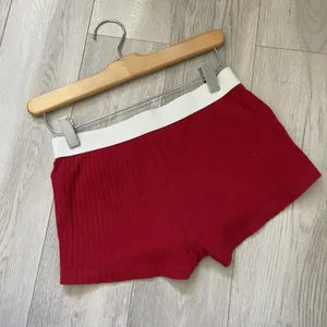 Brandy Melville Shorts keira boxer boy womens Red (one size) loungewear casual thumbnail 2