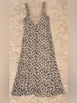 NEW Reformation Vika floral midi sun dress sz 2 thumbnail 5