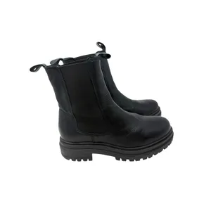 Miz Mooz Black Leather Chelsea Boots Chunky Lug Sole Platform Black Size US 6 thumbnail 4