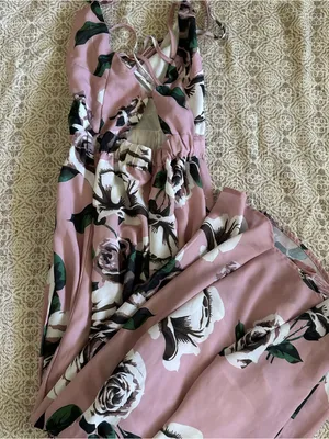 Zaya Collection Floral Crossback Cami Maxi Dress thumbnail 8