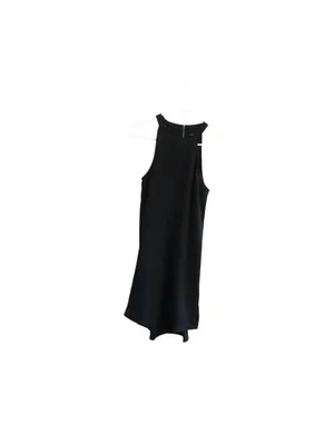 Women's Cynthia rowley Black Sleeveless Mini Dress Size M thumbnail 8