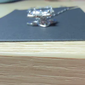 Elegant Silver Flower Pendant Necklace thumbnail 2