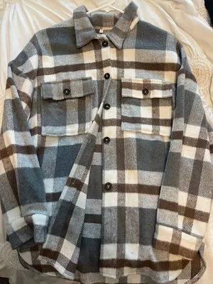 Flannel Print Top thumbnail 1
