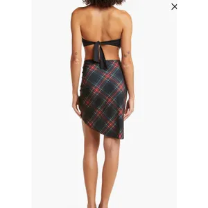 Normal Kamali‎ Tartan Side Drape Cover Up Skirt Size XS KK422XPL030606 Plaid thumbnail 2